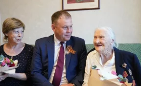 105-летняя ветеран Великой Отечественной войны встретила День Победы в Кемерове