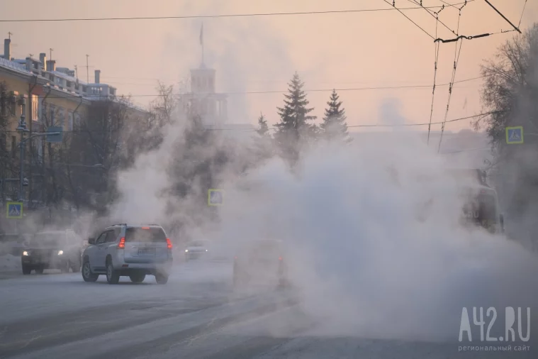 Фото: Застывший город: в Кемерове снова ударили морозы 30