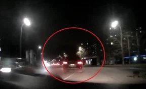 В Кемерове оштрафовали водителя автомобиля Lexus за движение по встречной полосе 