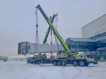 Фото: Телетрапы смонтированы в новом терминале аэропорта Новокузнецка 1