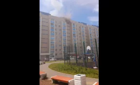 Из загоревшегося дома на Южном в Кемерове эвакуировали 26 человек