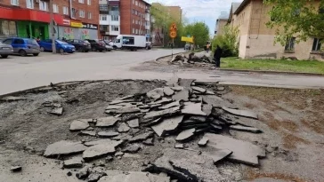 Фото: В Кемерове стартовал ремонт улицы Веры Волошиной 1