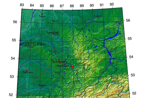 Землетрясение магнитудой 3,4 произошло на юге Кузбасса