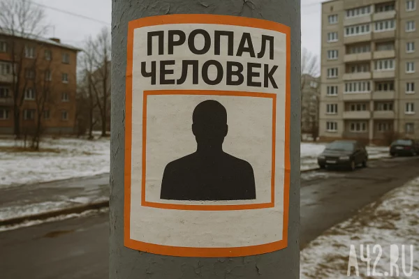 В Кузбассе пропал мужчина в синей куртке и жёлтых кроссовках