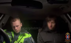 В Кемерове остановили автомобиль с 16-летним подростком за рулём