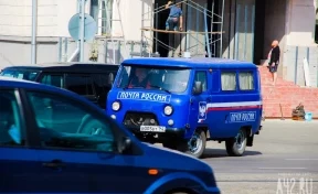 В Москве на набережной загорелся грузовик «Почты России»