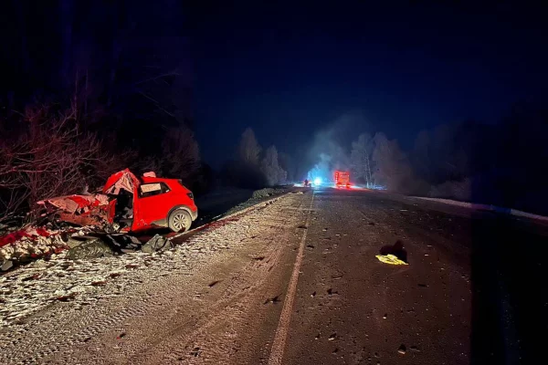 В смертельном ДТП с автобусом в Красноярском крае пострадали 13 человек