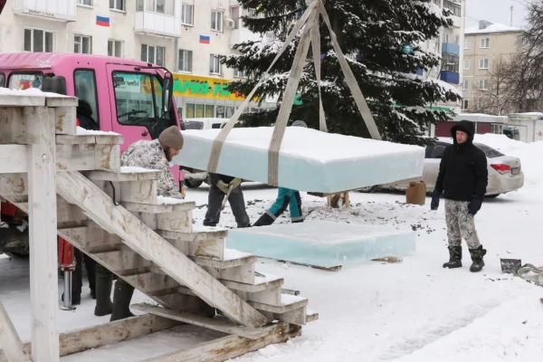 В Кемерове появятся ледяные Мамонт и Мамонтёнок