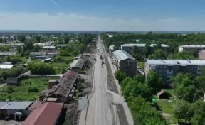 Новая дорога и снесённые дома: мэр Кемерова показал улицу Гагарина с высоты