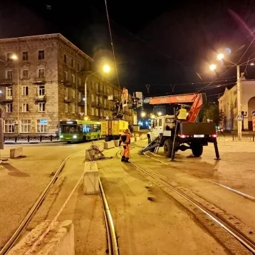 Фото: Мэр Новокузнецка рассказал о реконструкции трамвайных путей 1