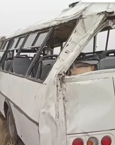 В Красноярском крае рейсовый автобус вылетел в кювет на трассе: пострадали 7 человек