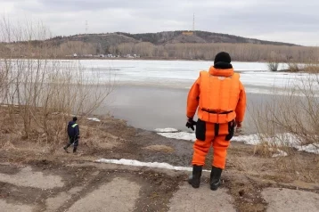 Фото: Кемеровчане сообщили о застрявшей на льдине собаке, её ищут спасатели 1
