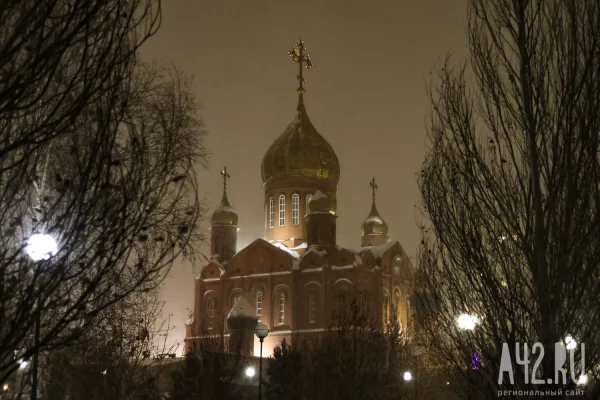 Рождество Христово в Знаменском кафедральном соборе в Кемерове