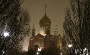 Рождество Христово в Знаменском кафедральном соборе в Кемерове