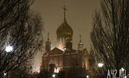 Рождество Христово в Знаменском кафедральном соборе в Кемерове