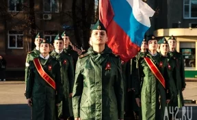 В Кемерове прошла первая репетиция парада к 9 Мая