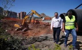 Губернатор проверил строительство 2 участков Комсомольского проспекта в Кемерове