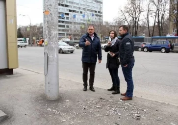 Фото: Илья Середюк проверил состояние тротуаров и ларьков на центральных улицах Кемерова 3