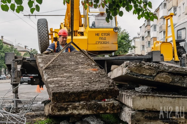 Фото: Перекрыто: как в Кемерове ремонтируют дороги 22