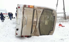 В Сибири в результате ДТП с автобусом пострадали 10 человек