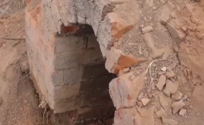 В Мариинске обнаружили старинную печь для обжига кирпича