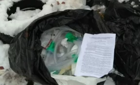 Материалы переданы в правоохранительные органы: в Кемерове убрали свалку с медицинскими отходами