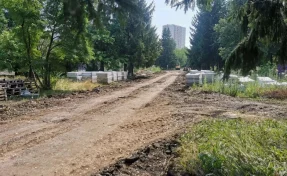 Новые дорожки, фонари и ливнёвка: мэр Кемерова рассказал о ходе ремонта парка «Антошка»