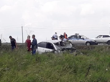 Фото: Водитель иномарки насмерть разбился на кузбасской трассе 1