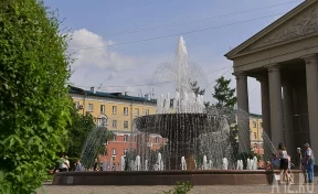В Кемерове в День ВДВ отключили фонтаны