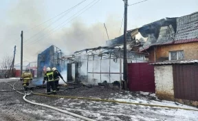 В Кузбассе загорелся магазин: пожарные спасли из огня 8 человек