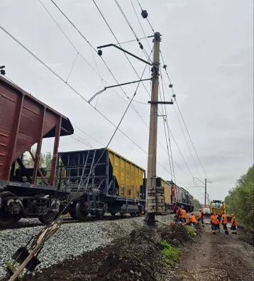 Фото: В Кузбассе с рельсов сошёл вагон: транспортная прокуратура проверяет обстоятельства 1