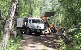 В Кемерове снова ремонтируют парк «Берёзовая роща»: работы там ведутся третий год
