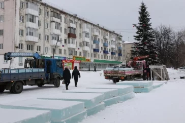 Фото: В Кемерове появятся ледяные Мамонт и Мамонтёнок 1