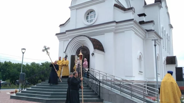 Фото: В Кузбассе открыли храм в честь равноапостольной Великой княгини Ольги 9