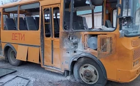 В Запорожской области БПЛА атаковал школьный автобус
