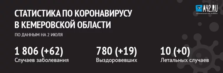 Фото: Коронавирус в Кемеровской области: актуальная информация на 2 июля 2020 года 1