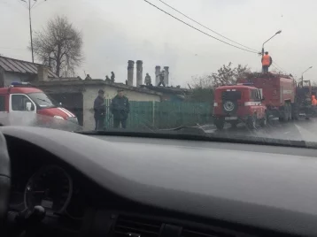 Фото: В Кемерове сгорел жилой дом 10 октября 1