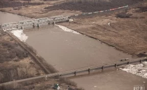 В Новокузнецке уровень Томи приближается к опасному 