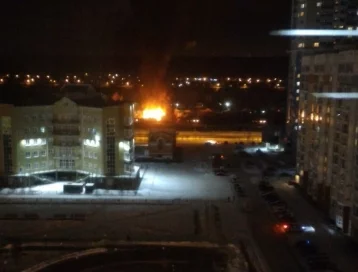 Фото: В Кемерове сгорел жилой дом 28 ноября 1