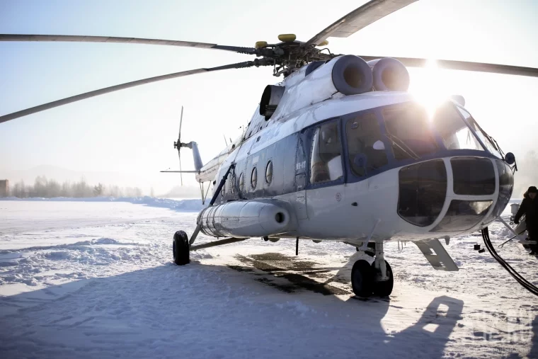 Фото: Ни пройти ни проехать: как в Кузбассе на вертолёте доставляют продукты в отдалённые деревни 47