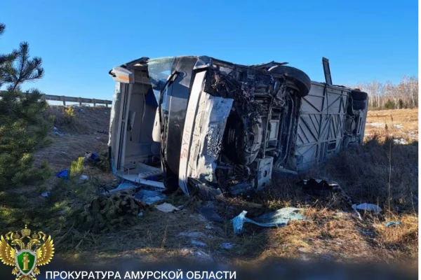 Названы причина и вероятный виновник жёсткого ДТП с автобусом в Приамурье