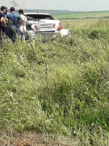 Фото: Водитель иномарки насмерть разбился на кузбасской трассе 2
