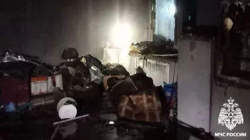 Фото: В Кузбассе ночью произошёл пожар на птицефабрике 3