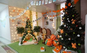 В Кемерове детские сады оригинально украсили к Новому году