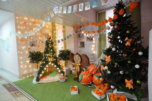 В Кемерове детские сады оригинально украсили к Новому году