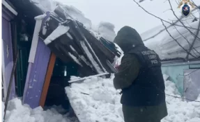 Кузбассовца насмерть придавило упавшим с крыши частного дома снегом