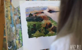 Картину кемеровской школьницы второй раз выставляют в Третьяковской галерее