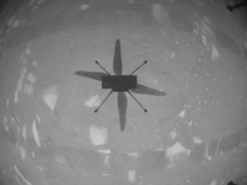 Фото: Беспилотный вертолёт НАСА совершил успешный полёт на Марсе 1