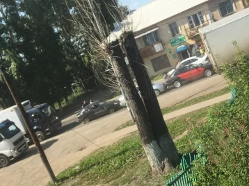 Фото: Четыре автомобиля столкнулись в Кемерове 1