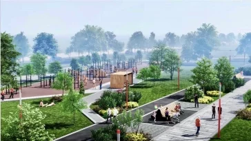 Фото: Сергей Кузнецов показал на фото, как будет выглядеть новый парк в Новокузнецке 3